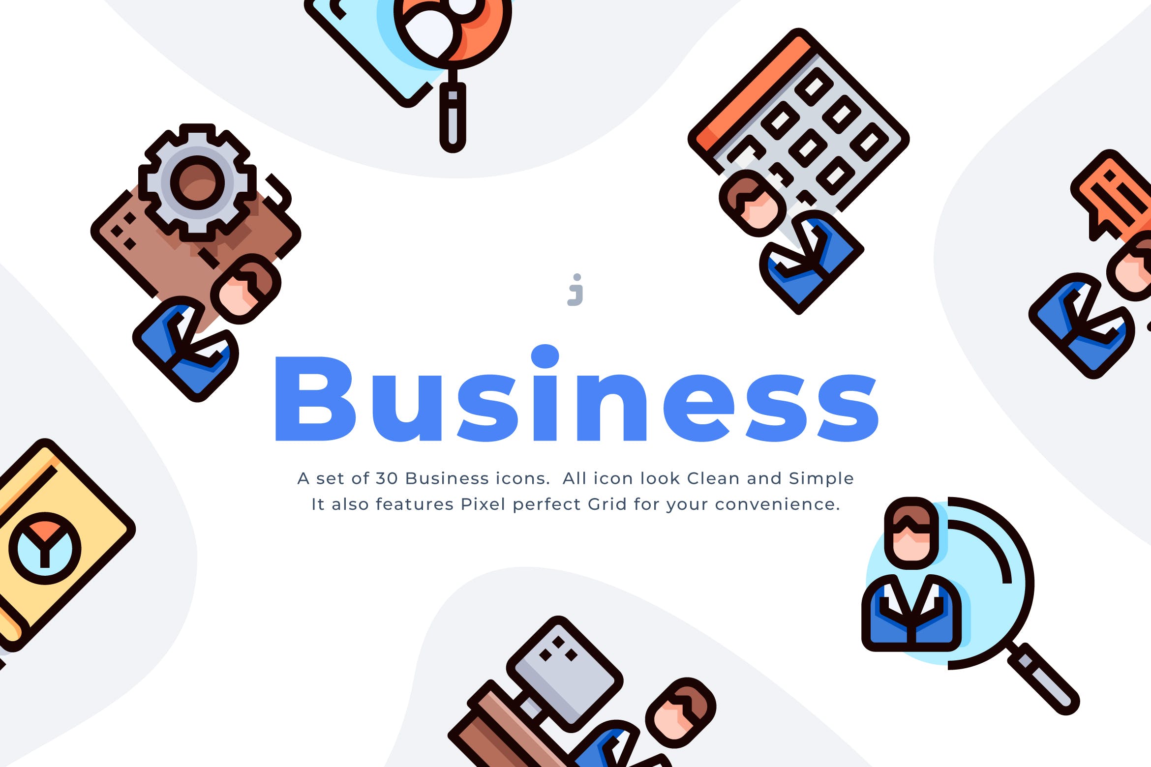 30个商业概念创意图标原文件下载30 Business Icon set