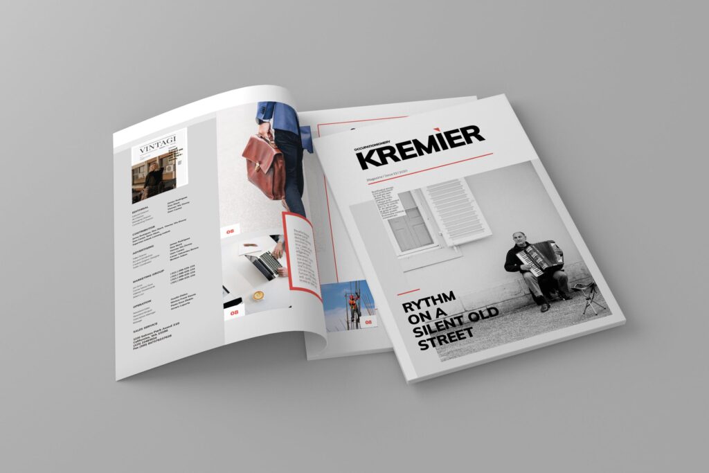 创意时尚潮流杂志模板Kremier Magazine Template插图